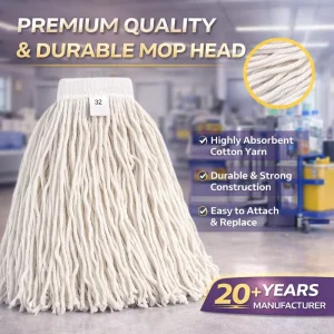 MSJ High Performance Wet Cut End Kentucky Mop Head Refill Commercial Industrial Extra Absorbent High Quality