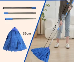 MSJ Microfiber Cloth Mop with Steel Handle for Floor Cleaning Household Price