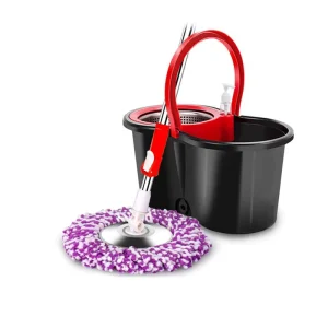 Magic Adjustable Microfiber Cloth 360 Rotating Cleaning Floor Mop and Bucket Set for Household