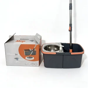 Magic Spin Self Cleaning Mop with 360° Rotating Head and Sewage Separation Bucket for Effortless Floor Cleaning