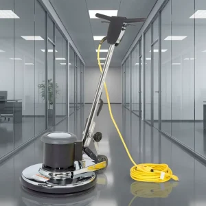 Magwell FM17 17 Inch 1.5HP Electric Walk Behind Floor Polisher 175RPM Single Disc Marble Tile Concrete Stone Polishing Machine