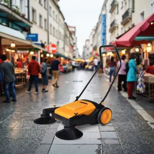 Manual Floor Sweeper for Road and Street Cleaning and Burnishing