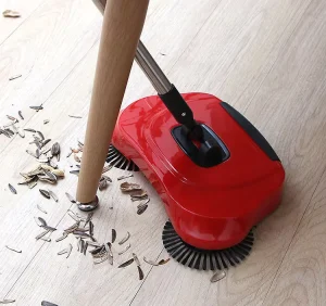 Manual Floor Sweeper with Dustpan and PP Broom Head