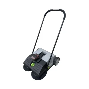 18V 5A Cordless Lithium ion Battery Sweeper for Synthetic Grass and Outdoor Floor Cleaning