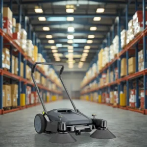 Manual Hand Push Floor Cleaning Machine for Factory Workshops and Warehouses