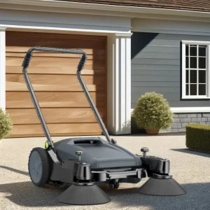 Manual Household Hand-Push Street and Floor Sweeper with Motor and Fuel-Saving Cleaning System