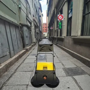 Manual Push Floor Sweeper Walk Behind Type for Road School Playground Use