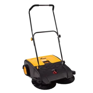 Manual Push Plastic Floor Sweeper with 550mm Sweeping Width for Road, Garden, and Outdoor Use
