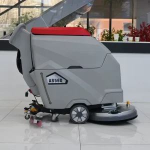 Manual Single-Disc Hand-Push Compact Floor Scrubber for Commercial Warehouses