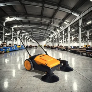 Manual Walk-Behind Floor Sweeper for Road and Street Cleaning