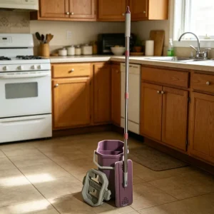 Manufacture Long Telescopic Handle 360 Spin Plastic Mopper Floor Cleaning Mop With Bucket With Flat Mop Self Wringing Mop