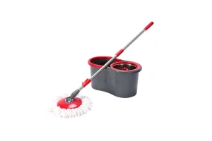 Manufacture Long Telescopic Handle Self wringing 360 Plastic Mopper Floor Cleaning Mop With Bucket with Flat Mop