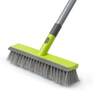 Manufacturer 2-in-1 Floor Cleaning Brush with Long Handle and Squeegee for Bathroom Tile