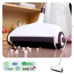 Manufacturer 3-in-1 Floor Cleaner Manual Carpet Sweeper with Built-in Dust Box for Carpet Floor Cleaning