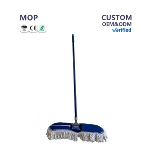 Manufacturer Custom Cotton String Mop with Iron Handle for Industrial and Home Cleaning