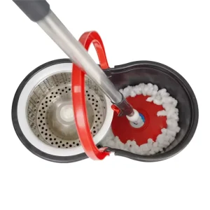 Manufacturer Household Cleaning Kit with Stainless Steel Spin Mop, Microfiber Cloth and Bucket