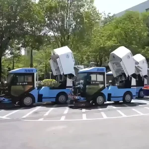 Manufacturer Industrial Electric Road Sweeper for Urban Cleaning and Waste Collection