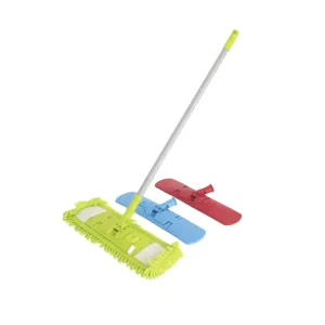 Manufacturer Industrial Flat Floor Dust Mop with Washable Microfiber Pads