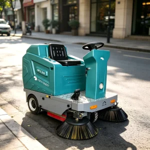 Manufacturer Mini Hippo Ride-On Electric Floor Sweeper for Commercial and Industrial Use