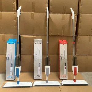Manufacturer New Design Easy Floor Cleaning Mop Microfiber Water Flat Mop 360 Degree Rotating Spray Mop
