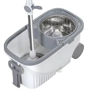 Manufacturer Stainless Steel Pole Mop Bucket Rotating Hao Shen Household Lazy Person Dual Drive Spin Dry Hands Free Wash Free