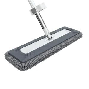 Manufacturers Chenille Eco-Friendly Wet Mop with Self-Wringer for Ceramic Tile Floors, Stainless Steel Handle