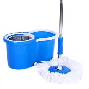 Manufacturer’s Home Cleaning 360 Rotation Self Washed Microfiber Mop Bucket Set High Absorption Extendable Handle Steel Pole