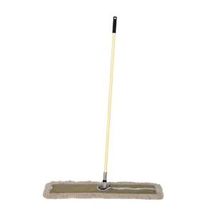 Manufacturer’s New Design Hotel Factory Cleaning Mop Cotton Thread Floor Mop Large Dust Pushing Flat Mop