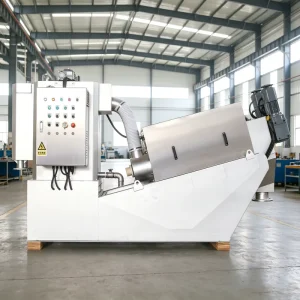 Manure Dewatering Filtration Machine Dairy Farm Sewage Wastewater Treatment Sludge Dehydrator 1000L Hour 1 Year Warranty Bearing