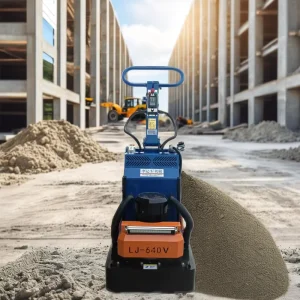 Marble Terrazzo Epoxy Concrete Floor Grinder 640mm 9.0KW AC380V Manual Aluminum Alloy Gearbox Vacuum Polisher