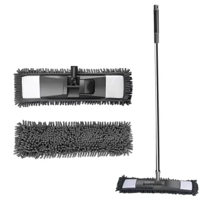 Masthome Chenille Flat Mop Best Selling Big Microfiber with 2 Mop Heads Cloth Cover Type Microfibre Fabric Sustainable stocked