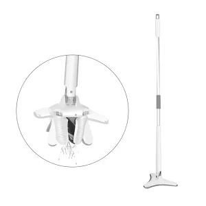Masthome Easy Cleaning Bathroom Floor Wet Dry Floor Cleaner Magic Twist Mop Head 360 Flat Mop