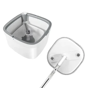 Masthome Ergonomic Design Magic Mop Bucket Spin Mob Bucket Floor Microfiber Mop Set for Floor Cleaning