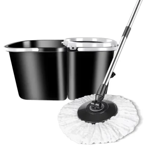 Masthome Factory Price Dry Wet Dust Super 360 Rotating Spin Lazy Easy Tornado Mop 360 Car Washing Rotating Mop and Bucket Set