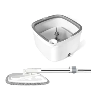 Masthome Factory Price New Spin Microfiber Flat Mop Kit Scratch Cleaning Trapeador Giratorio 360 Mop With Bucket