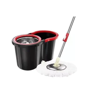 Masthome Hand Free Wash Rodo Giratorio Cloth Mop Floor Micro Fiber Flat Spin 360 Mop and Bucket Set