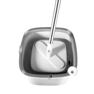 Masthome Hand Free Wash Rodo Giratorio Cloth Mop Floor Micro Fiber Flat Spin 360 Mop and Bucket Set
