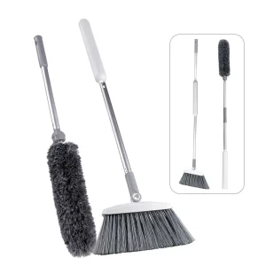 Masthome Hot Sell Multifunction Sweep Easy Plastic Household Duster Set Soft Broom Set