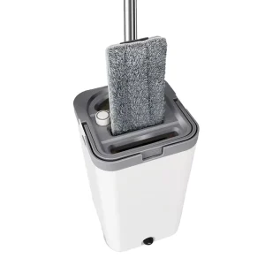 Masthome New Arrival Flat Floor Microfiber Mop Pad Cleanroom Scratch Cleaning Floor Mop With Bucket
