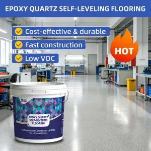 Micro-Grinding Stone-Effect Epoxy Colored Sand for Industrial and Showroom Floors
