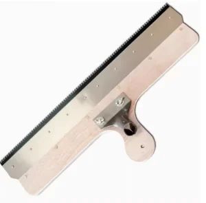 Micro Wood Topping Squeegee for Epoxy Floor Coating Notched Design