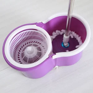 Microfiber 360-Degree Spin Mop and Bucket Set