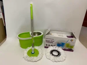 Microfiber 360-Degree Spin Rotating Mop and Cleaning Bucket Set
