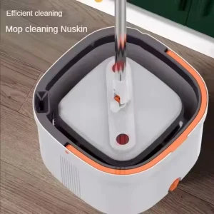 Microfiber 360-Degree Swivel Mop and Bucket Set
