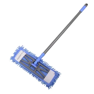Microfiber Chenille Flat Floor Cleaning Mop With Telescopic Handle