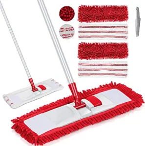 Microfiber Chenille Flat Mop Housekeeping Cleaning Dusting Flat Mop