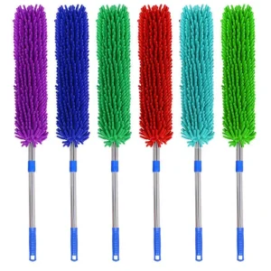 Microfiber Chenille Non-Retractable Wax Handle Wax Mop Brush Car Duster