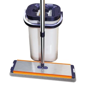 Microfiber Cloth Household Floor Cleaning Tool Extensible Handle Flat Rotating Mop Bucket Set Aluminum Alloy One Wash Product