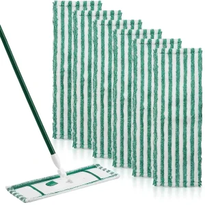 Microfiber Cloth Mop Pads Cleaning Floor Mop with Replacement Head Wet & Dry Microfiber Mop Pads for Household Cleaning