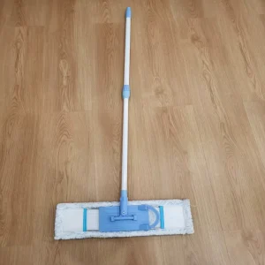 Microfiber Cotton Mop with Square Steel Frame for Wet and Dry Cleaning
